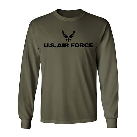 Air Force Long Sleeve T-Shirt in military green