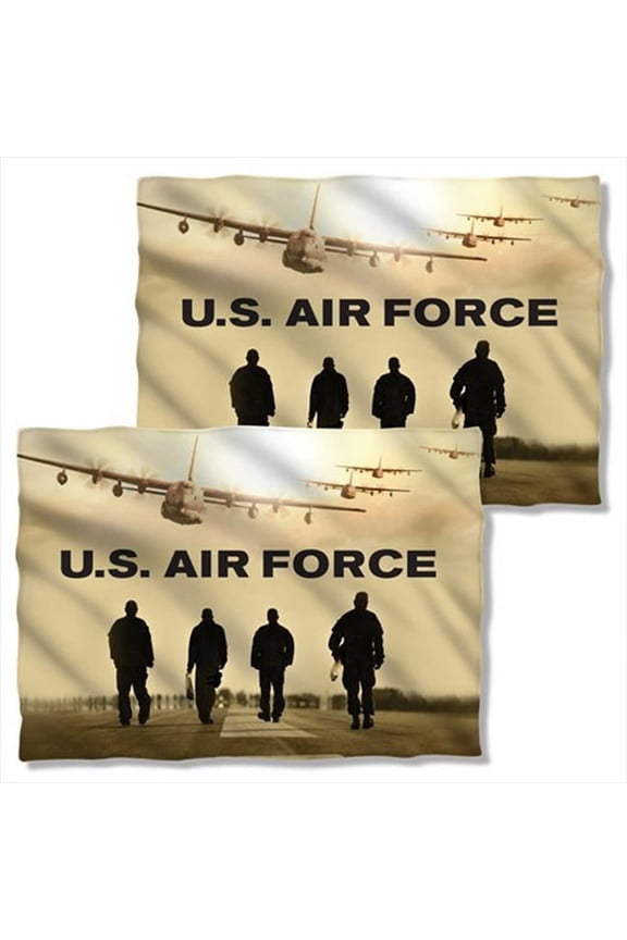 Long Walk (Front Back Print) Pillow Case White