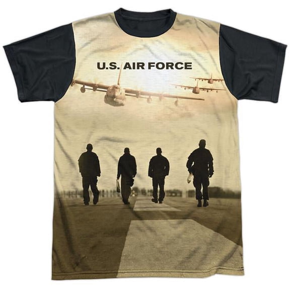 Air Force Long Walk Unisex Adult Halloween Costume Sublimated T Shirt