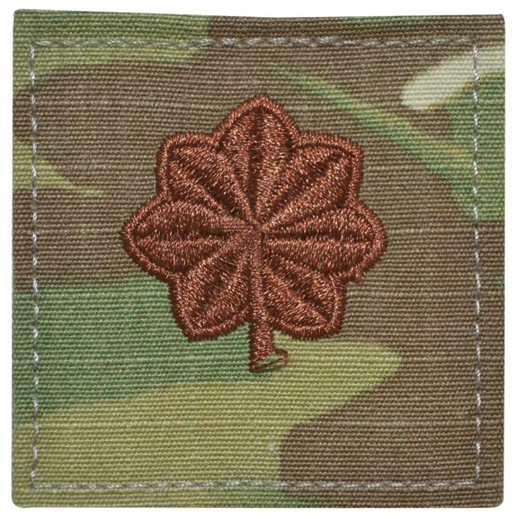 Air Force Major Rank OCP/Scorpion with Hook and Loop