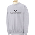 thumbnail image 1 of Air Force - Military Style Physical Training Crewneck Sweatshirt in Gray, 1 of 4