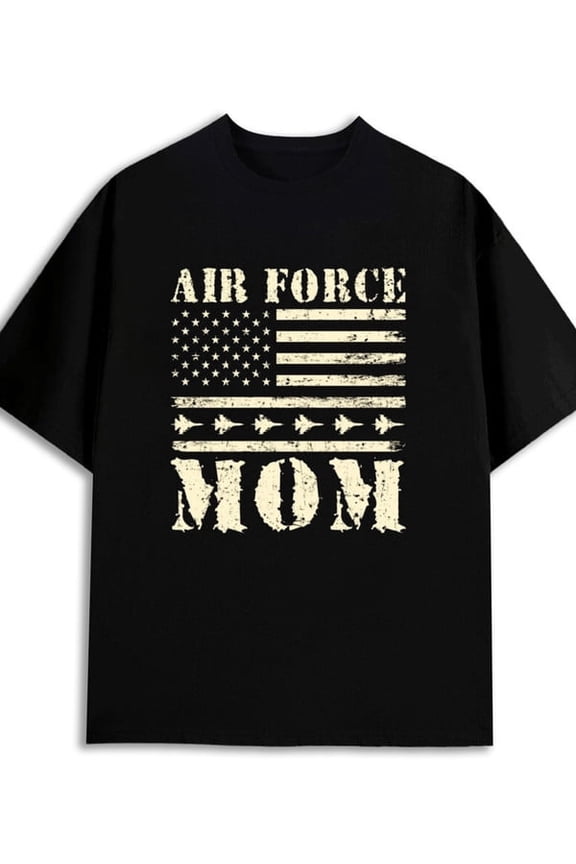 Air Force Mom Tee men black Fashion Unisex Shirt Crewneck tshirts Casual Unisex Shirt Crewneck tshirts Classic Unisex Shirt Cotton tshirts