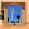 thumbnail image 1 of Air Force My Soul Is In The Sky Personalized Wooden Frame 8" x 10" Brown (Vertical), 1 of 1