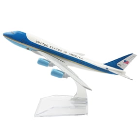 Air Force One Boeing 747 Model for Aviation Collectibles Enthusiasts Home Office Gift Model Toy