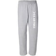 thumbnail image 1 of Air Force Open Bottom Sweat Pants Military Style Sweat Pants with white print, 1 of 2