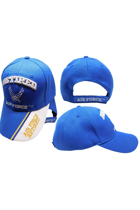 Air Force Retired Baseball Cap Hat US Air Force Hat WINGS (Licensed)