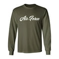 thumbnail image 1 of Air Force Script Adult Long Sleeve T-shirt, 1 of 3