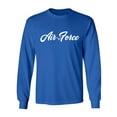 thumbnail image 1 of Air Force Script Adult Long Sleeve T-shirt, 1 of 3