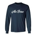 thumbnail image 1 of Air Force Script Adult Long Sleeve T-shirt, 1 of 3