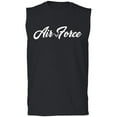 thumbnail image 1 of Air Force Script Adult Sleeveless Tee, 1 of 3