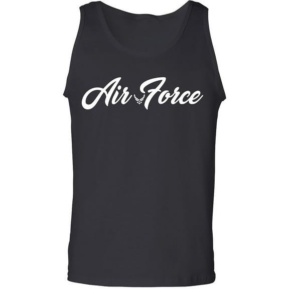 Air Force Script Adult Tank Top