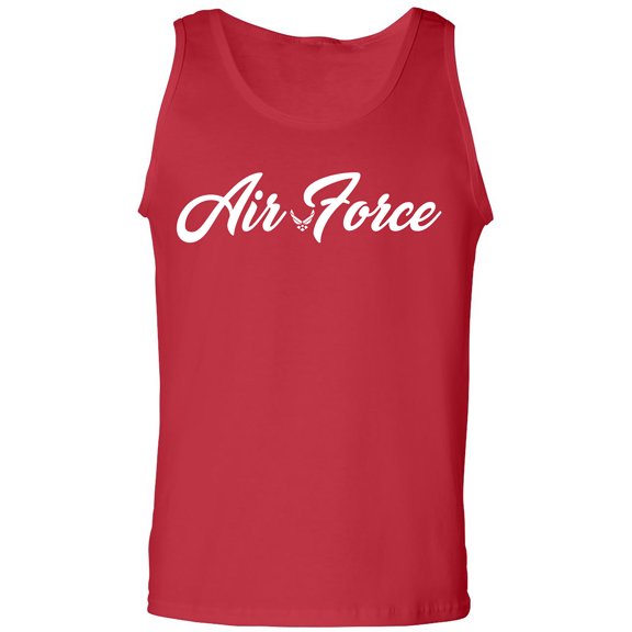 Air Force Script Adult Tank Top