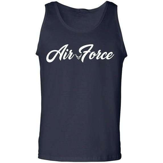 Air Force Script Adult Tank Top