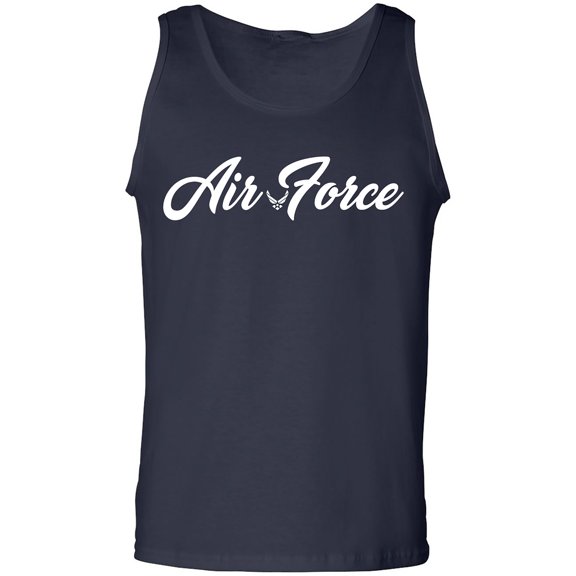 Air Force Script Adult Tank Top