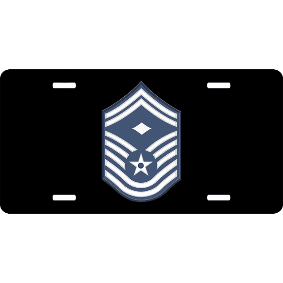 Air Force Senior Master Sergeant License Plate