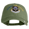 thumbnail image 1 of Air Force Special Operations Command Embroidered Washed Solid Pigment Dyed Cotton Twill Brass Buckle Cap - Olive OSFM, 1 of 5