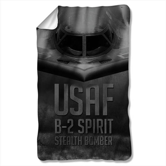 Air Force Stealth Fleece Blanket White