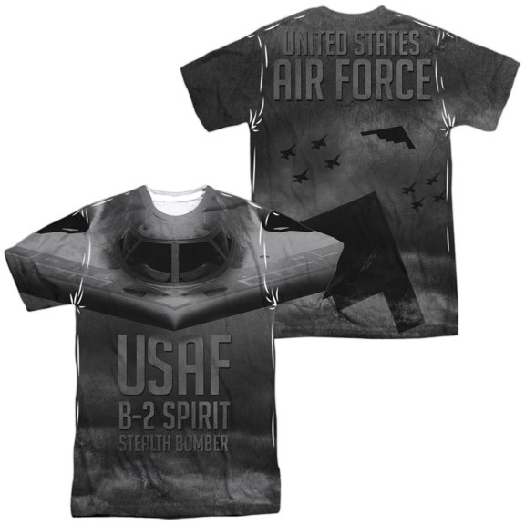 Air Force Stealth Unisex Adult Sublimated Costume T Shirt (Front/Back), 2X-Large Multicolor