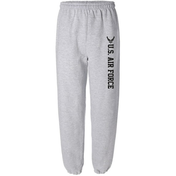 Air Force Sweat Pants - Military Style Sweat Pants with black print