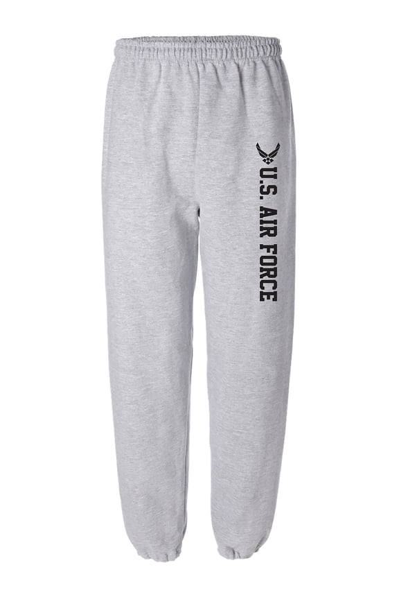 Air Force Sweat Pants - Military Style Sweat Pants with black print