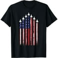 thumbnail image 1 of Air Force US Veterans 4th of July American Flag independence T-Shirt, 1 of 3