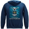 thumbnail image 1 of Air Force USAF Missile Hooded Sweatshirt by , Navy Blue, XL, 1 of 2