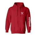 thumbnail image 1 of Air Force "Veteran" White Sleeve Print Adult Hooded Sweatshirt, 1 of 3