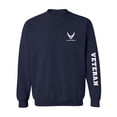 thumbnail image 1 of Air Force "Veteran" White Sleeve Print Crewneck Sweatshirt, 1 of 3