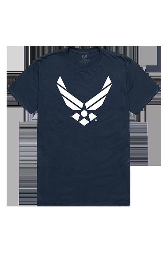 Air Force Wing Relaxed Graphic Tee, Navy - Extra Large