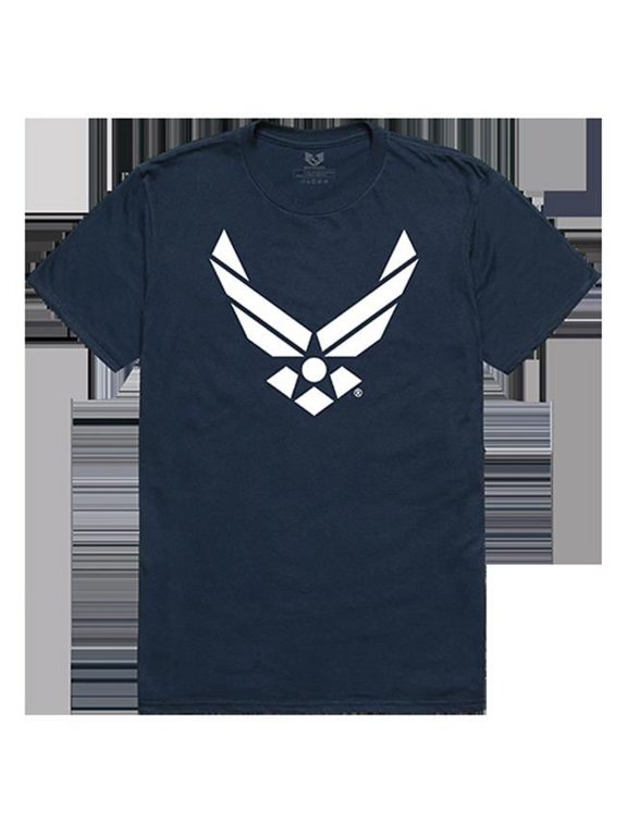 Air Force Wing Relaxed Graphic Tee, Navy - Small