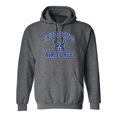 thumbnail image 1 of Air Force Wings Blue/White Adult Hooded Sweatshirt, 1 of 3