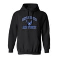 thumbnail image 1 of Air Force Wings Blue/White Adult Hooded Sweatshirt, 1 of 3