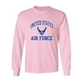thumbnail image 1 of Air Force Wings Blue/White Adult Long Sleeve T-shirt, 1 of 3