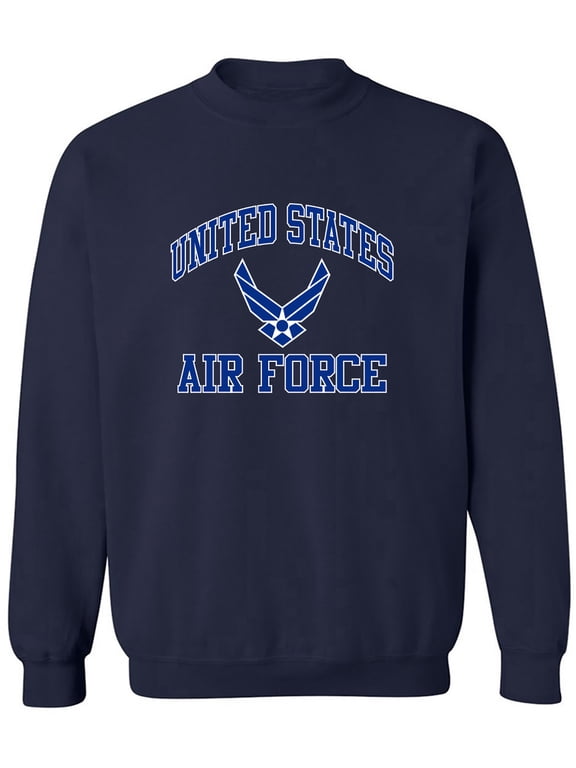 Air Force Wings Blue/White print Crewneck Sweatshirt