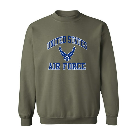 Air Force Wings Blue/White print Crewneck Sweatshirt