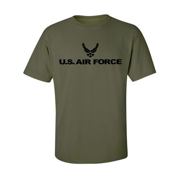 Air Force Wings Short Sleeve T-Shirt in military green