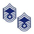 thumbnail image 1 of Air Force chevron metal senior master sergeant E-8 Pair Enameled, 1 of 2