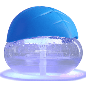 Air Freshener(Blue) - for Home, Bedroom, Office and Warehouse - Essential Oil Aroma Diffuser with LED Color Night Light and Soothing Water Flow Sound - for Pets and Smokers.