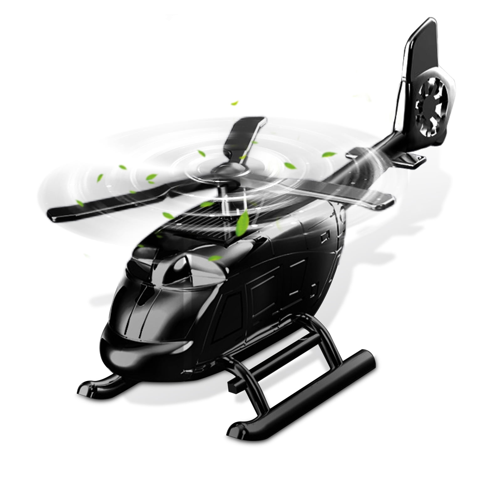 Air Freshener, Car Fragrance Diffuser Solar Rotating Automotive Air Fresheners Ornament Helicopter Shape Solid Aromatherapy Decoration for Car and Home