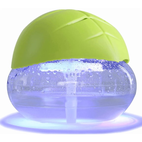 Air Freshener(Green) - for Home, Bedroom, Office and Warehouse - Essential Oil Aroma Diffuser with LED Color Night Light and Soothing Water Flow Sound - for Pets and Smokers.