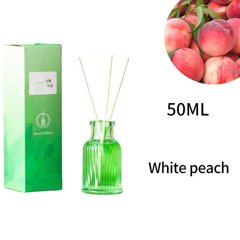 Air Freshener Perfume Flameless Flower Fragrance Diffuser Rattan Reed ...