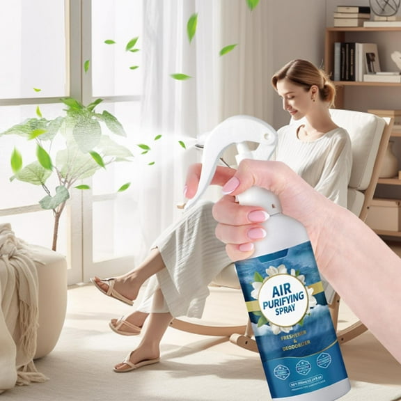 Air Freshener Spray 300ml | Long-Lasting Odor Eliminator & Room Deodorizer | Home, Living Room, Bathroom, Bedroom Use | Refreshing Fragrance | Refillable Plastic Bottle