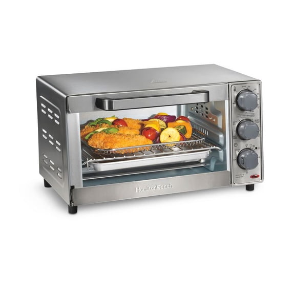 Air Fry Toaster Oven with 8 Cooking Modes, Sure-Crisp Technology and Adjustable Temperature for Toasting, Baking, Broiling, Air Frying, and Everyday Meals