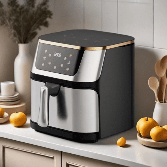 Air Fryer,10 QT Air Fryer Oven Oilless Cooker with Digital LED Touch Screen, 6 Preset Cookings, Dishwasher-Safe Basket