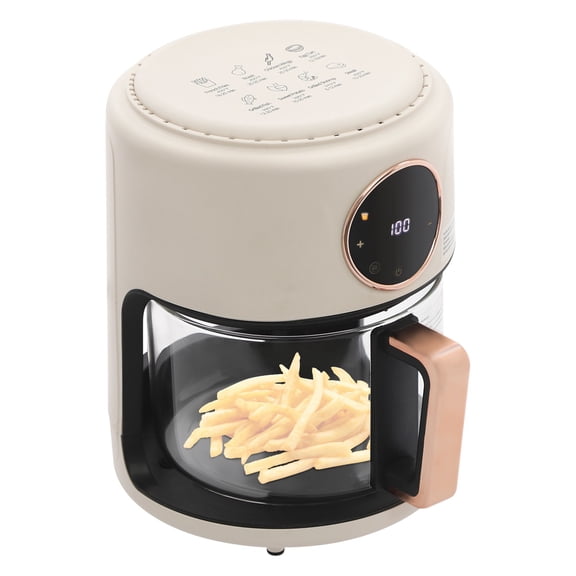 Air Fryer, 4.2-1200w Powerful Air Fryer Roaster W/Grill, 360 Viewable & Touch Screen, 8 Preset Modes, Temp Range 176  F To 392  F For Home Kitchens,Restaurants