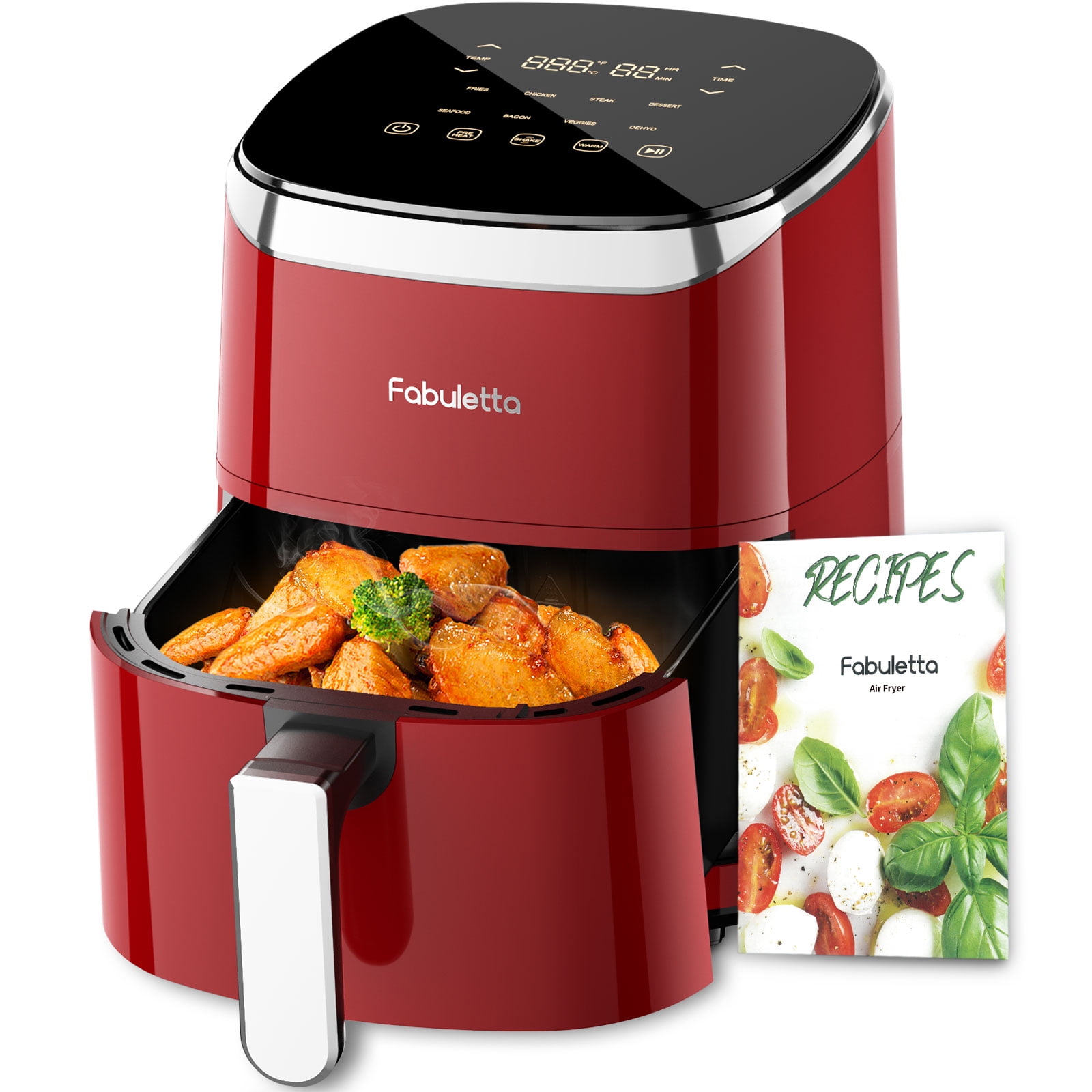 Air Fryer 4.2 Qt, Fabuletta Smart Air Fryer Oven With 9 Cooking