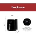 thumbnail image 1 of Air Fryer – 4.5 Qt, 1300W Large Capacity Fryer with LED Display, 8 Presets, Adjustable Temp, Oil-Free Kitchen Appliance for Baking, Roasting, Frying, Healthy Crispy Meals, Black, 1 of 6