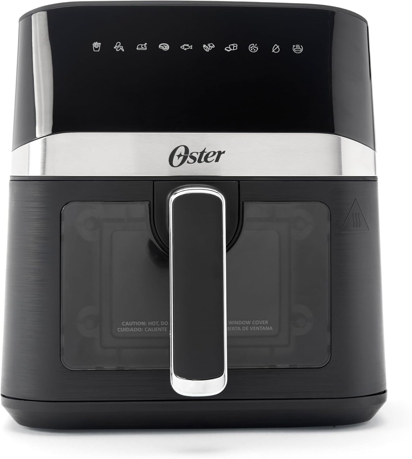 Black Stainless Steel 4 Quart Digital Electric Air Fryer