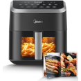 thumbnail image 1 of Air Fryer 5.5 Quart with See-Thru Window, Rapid Air Technology, 9 Preset Menus for Quick and Easy Meals,1 Minute Button and Favorite Function, 90% less oil, 1 of 7