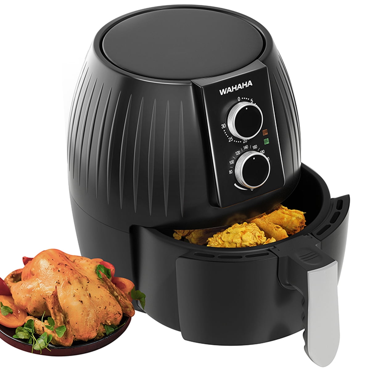 Air Fryer, 5.8 Qt Electric Hot Air Fryers Oven with Knob, Kitchen